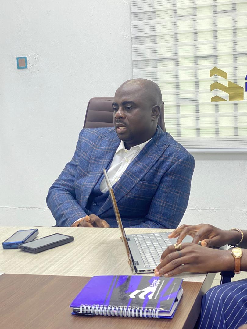 Ubom Ben Oke at a property launch